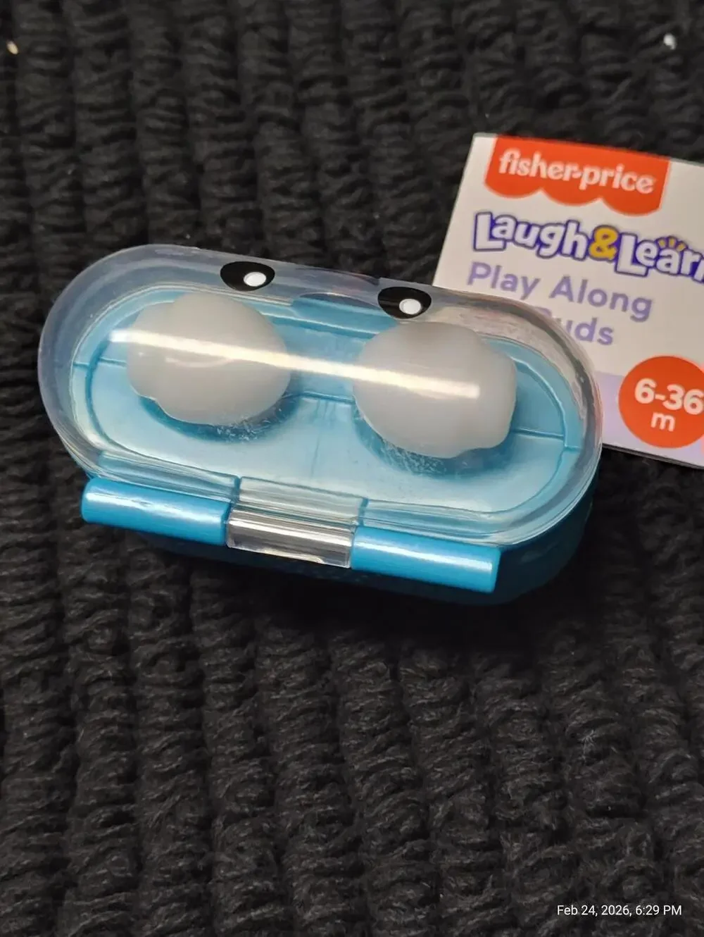 New Fisher Price Laugh Learn Play Along Ear Buds Interactive Toy Infants 6M-3Y